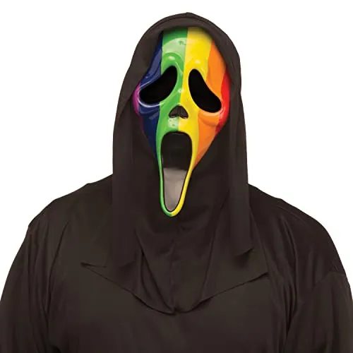 Adult Ghost Face Pride Mask Standard
