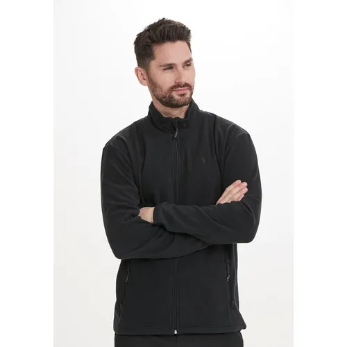 Whistler Cocoon M Fleece Jacket black (1001) L - Funktionsjacke für Herren, schnelltrocknend und ideal für Outdoor-Aktivitäten, mit praktischem Tunnelzug für individuellen Tragekomfort.