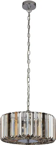 Searchlight Chapeau Hängeleuchte mit Kristalltropfen - Elegante Pendelleuchte mit Chromoberfläche und einzigartigen Kristalltropfen. Ideal für Wohnzimmer, Schlafzimmer oder Esszimmer – bringt Glamour in jedes Zuhause.