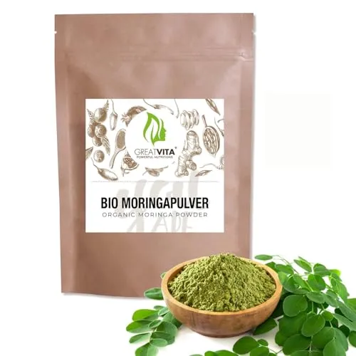 GreatVita Bio Moringa Pulver, 800g, ohne Zusätze von GREAT VITA