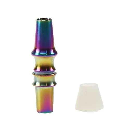 THE HOOKAH - Universal Schliffadapter Kopfschliffadapter RAINBOW 18/8 Kohletelleradapter inkl. Kopfdichtung V2A Edelstahl Adapter für Shisha Wasserpfeife Zubehör