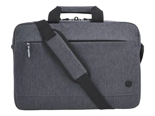 HP Prelude Pro Laptop-Tasche (15,6 Zoll) grau - leicht, elegant und aus 65% recyceltem Stoff, wasserabweisend und mit gepolstertem Schulterriemen