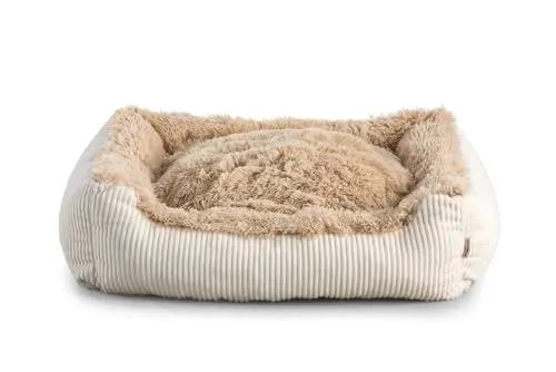 Gutekissen® Shaggy Hundebett Kleine Hunde in beige von Gutekissen