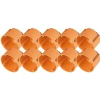 Hohlwanddose Ø 68 mm x 47 mm Orange IP30 10 Stück