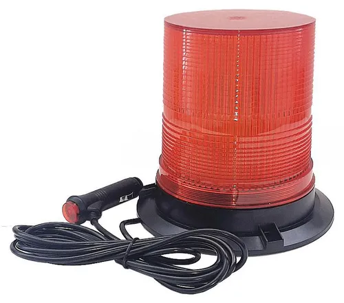 80-LED Signalleuchte XL 17 cm – Rundumleuchte für Notfälle, 12V/24V mit Bolzenbefestigung