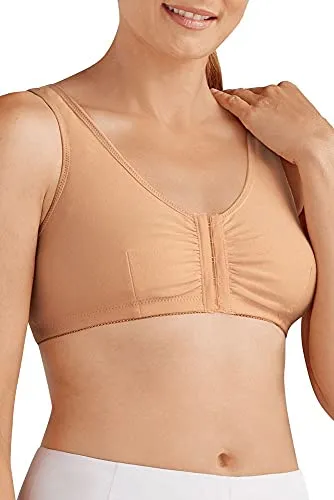 Amoena Damen Frances Freizeit Frontverschluss BH, Blickdicht, Hautfarben, XX-Large
