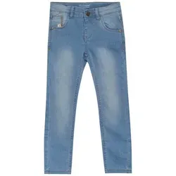 MINYMO Boy's Stretch Slim Fit Jeans - Light Dusty Blue, 134 - Jungen-Jeanshosen, superweiches Material und OEKO-TEX zertifiziert für besten Tragekomfort. Ideal für jede Gelegenheit und vielseitig kombinierbar.