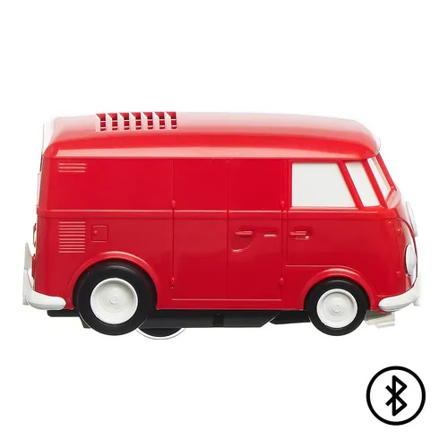 Record Runner - World's Smallest Portable Record Player (Bluetooth) in Cherry Red - Plattenspieler, ultrakompakt und Bluetooth-fähig für Musikgenuss überall.