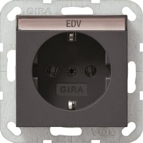 Gira Schuko-Steckdose (045728) in grau von Gira