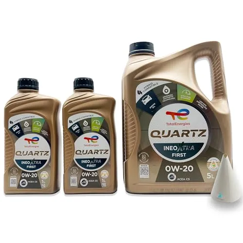 L Total Quartz Ineo Xtra First 0W-20 | kompatibel mit Opel/Vauxhall OV 040 1547 - A20 | PSA B71 2010 | Motoröl | Motorenöl | mit Trichter | weitere Empfehlungen siehe Artikelbeschreibung 7