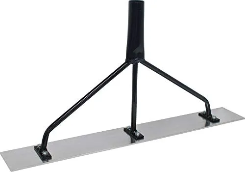 TRIUSO Alu-Betonverteiler 80 cm Teerschieber 800 x 90 mm Dülle 32 mm ungezahnt