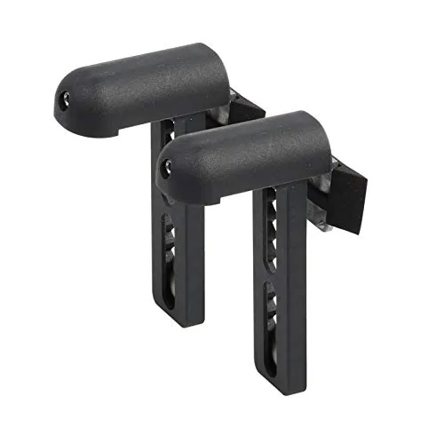 Ventanara® Klemmträger mit Dichtungspad Rollo Jalousie ohne Bohren Klemmfix 2 Stück (Rollo Klemmträger, Anthrazit)