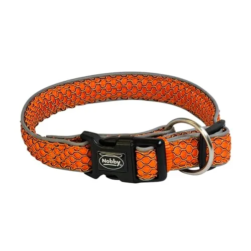 Nobby Halsband MESH AIR orange XS-S 20 mm, 25-35 cm
