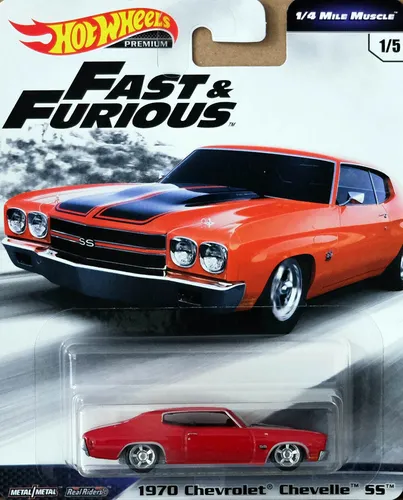 Chevrolet Chevelle SS Fast & Furious 1/4 Mile Muscle 1:64 Hot Wheels GBW90 1970