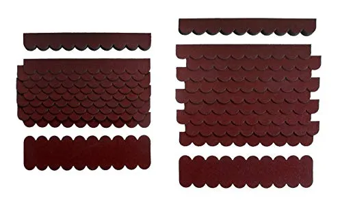 Birsppy Mini Dachschindeln,Weinrot,Dachpappe,Vogelhäuser,Kaninchenstall,Geräteschuppenüberdachung,Betonsäulenüberdeckung,Sandkastendächer,Hundehütte,Briefkastendächer