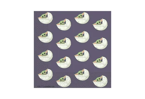 Procos Hängedekoration Servietten Star Wars Mandalorian 20Stk/33x33cm