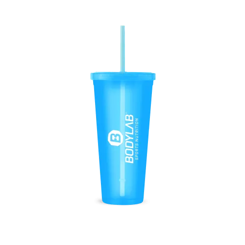 Tumbler Drink Cup (with straw) - 710ml - blue