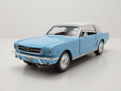 Ford Mustang Hardtop 1964 1/2 - James Bond Thunderball Modell 1:24 - Modellauto im Maßstab 1:24, detailgetreu mit öffnender Motorhaube und Türen, ideal für Sammler und James Bond Fans. Originalverpackt und aus hochwertigem Die-Cast-Material.