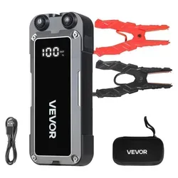 VEVOR Starthilfe Powerbank 4000A mit LED-Taschenlampe