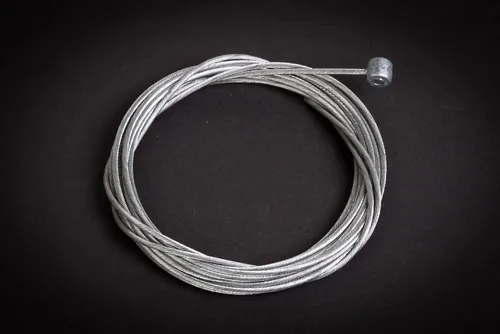 Non-Branded Bremszug Fahrrad Bremszug Innenzug Bremsseil Walzennippel 2500mm Tandem