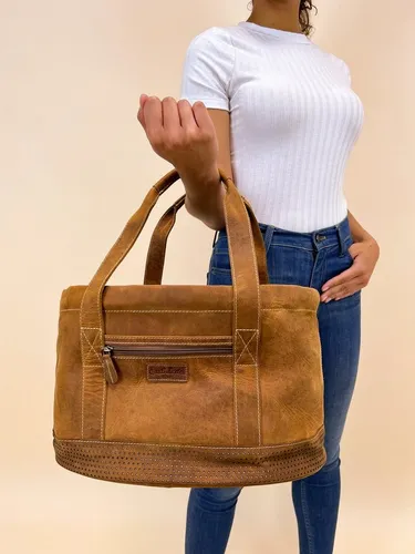 Gusti Leder Fahrradtasche Gusti Leder Lenkertasche Egan B. in braun von Gusti Leder