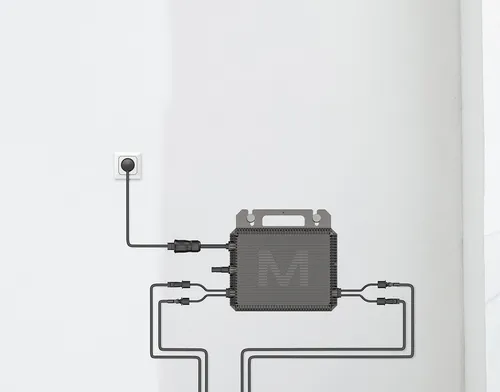 Marstek 800W Mikrowechselrichter MPPT App Balkonkraftwerk 0% MwSt. Privat