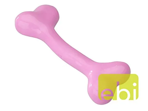 EBI 303-421277 Hundespielzeug-Knochen mit Erdbeergeschmack, 20.25 cm, pink