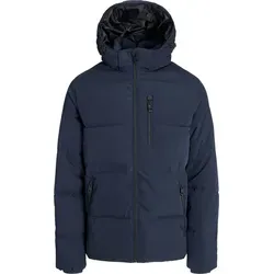Jack & Jones Herren Winterjacke blau M 775715-0002-09920 - Funktionsjacke mit hohem Tragekomfort, ideal für kalte Tage. Wind- und wetterfest dank hochschließendem Kragen und Kapuze, viele Taschen für wichtige Utensilien.