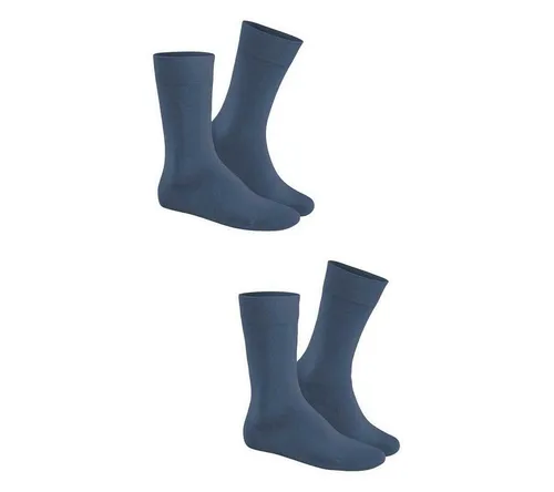 Hudson Basicsocken Only 2-Pack (2-Paar) Klassische Herren Socken im Doppelpack