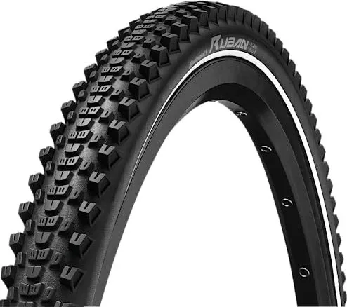 Continental Ride City Fahrradreifen - Fahrradreifen für E-Bikes bis 25 km/h, energieeffizient mit schnellem Mittelstreifen, ideal für MTB und AllTerrain, Größe 54-622, Faltreifen, Schwarz