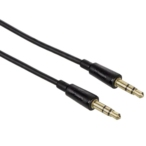 Hama Slim AUX Kabel 3,5mm Klinke-Kabel Klinken-Stecker Audio Handy MP3-Player