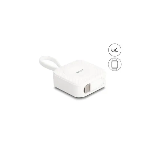 Delock USB Type-C Ladepad für Apple Watch weiß magnetisch (83023)