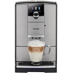 Nivona CafeRomatica 795 NICR 795 - Kaffee-Vollautomat in titan chrom, Cappuccino und Latte Macchiato auf Knopfdruck mit Aroma-Technologie