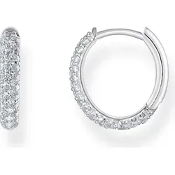 Thomas Sabo Creolen CR730-051-14 - Ohrschmuck für Damen aus 925 Sterling Silber, zeitloses Design für eleganten Stil und besonderen Anlass.