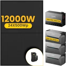 Anker Solarbank 3 E2700 Pro mit Power Dock Multisystem - Effiziente Solarbank mit 24 x 500 JA Solar Modulen. Spart bis zu 80 % Stromkosten und bietet einfache DIY-Installation. 15 Jahre Lebensdauer und 10 Jahre Garantie.