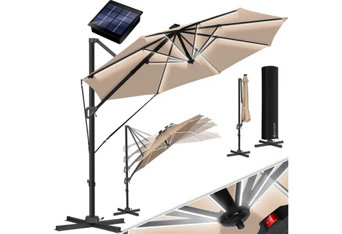 KESSER Ampelschirm SUN Rund XL Ø330 cm von Kesser