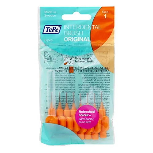 Produktbild TePe Interdentalbürsten Original orange 0,45 mm, 1 x 8 Stück
