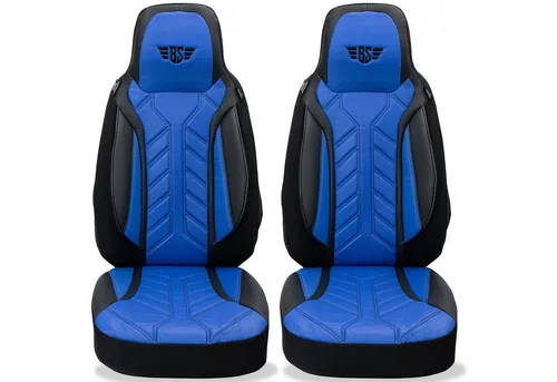 BREMER SITZBEZÜGE für Peugeot Boxer Typ 250, Schwarz/Blau, Set - Maßgeschneiderte Schonbezüge für Peugeot Boxer Typ 250 ab 2016. Langlebig, pflegeleicht und atmungsaktiv. Einfache Montage mit Klettsystem, inklusive Taschen für zusätzlichen Stauraum. Hohe Qualität von Bremer-Sitzbezüge für Komfort und Schutz.