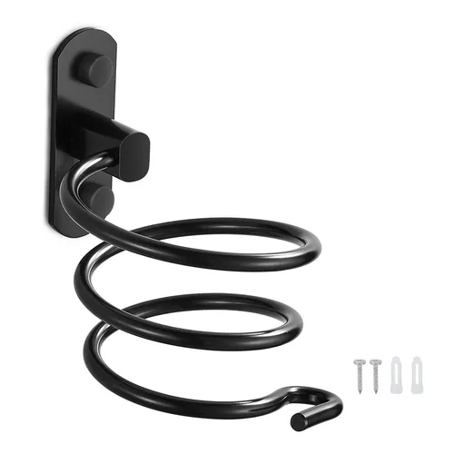 Haartrocknerhalter Kabelhalter Haartrockner Wandhalterung Fönhalter für Bader...