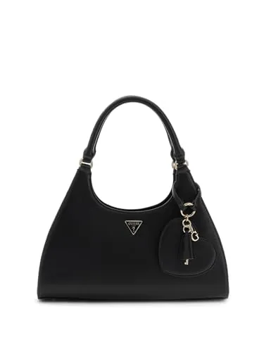 GUESS Handtasche Umhängetasche Isobel Girlfriend Carryall Black schwarz