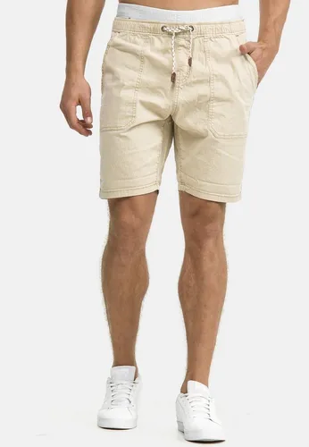 Indicode Chinoshorts Herren Stoufville Chino Shorts Herrenshorts aus elastischer Baumwoll-Qualität, mit Kordelzug