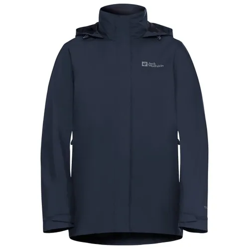 JACK WOLFSKIN ROTWAND 3IN1 JKT W - Damen Funktionsjacke - Vielseitige 3-in-1-Jacke für Damen in midnightsky: Kombiniere Schutz und Wärme mit TEXAPORE-Technologie, ideal für wechselhaftes Wetter.