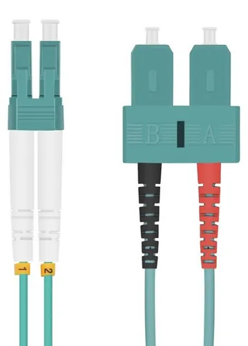 Helos Patch-Kabel - LC Multi-Mode (M) zu SC multi-mode (M)