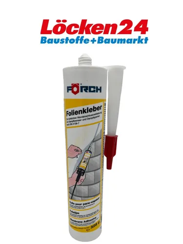 FÖRCH FOLIENKLEBER KLEBER FOLIE WANDANSCHLUSS DAMPFBREMSE DAMPFSPERRE 310ML