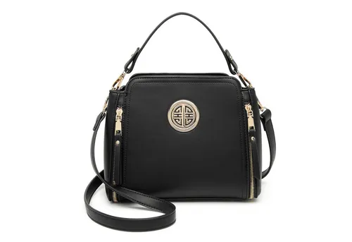 Miss Lulu Schultertasche - Elegante Umhängetasche für Damen in Schwarz - Handtasche mit stilvollem Design, ideal für jeden Anlass und vielseitig kombinierbar.