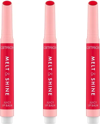 Catrice Lippenbalsam Melt & Shine Juicy Lip Balm, 3-tlg.
