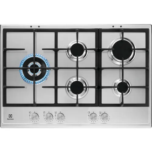 ELECTROLUX KGS7566S2X Kochfeld Inox 5 Brenner 75 CM