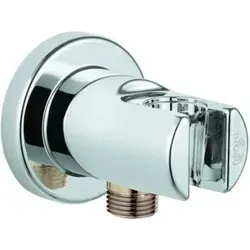 GROHE Relexa Wandanschlussbogen, DN 15, Chrom - Zubehör & Accessoires, mit Eigensicherung gegen Rückfließen und GROHE StarLight Oberfläche für langanhaltenden Glanz