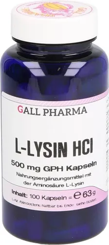 L-LYSIN 500 mg Kapseln 0,67 g
