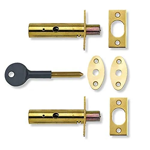 Yale YALP2PM444PB Sicherheitsschloss, Messing, Pack of 2 von Yale